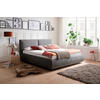 POLSTERBETT 180/200 cm,  in Anthrazit, Lattenrost, Bettkasten,  - Anthrazit/Naturfarben, MODERN, Holz/Textil (180/200cm) - Livetastic