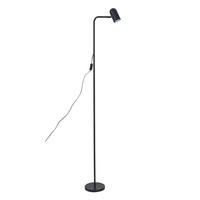 STEHLEUCHTE 35,5/18/154,50 cm    - Schwarz, Trend, Kunststoff/Metall (35,5/18/154,50cm) - Novel