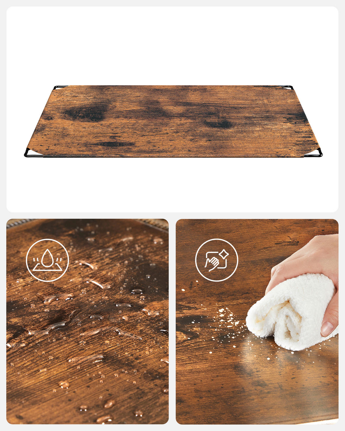 REGÁL NA TOPÁNKY, hnedá, 43/173/31 cm - hnedá, Basics, kov/plast (43/173/31cm)