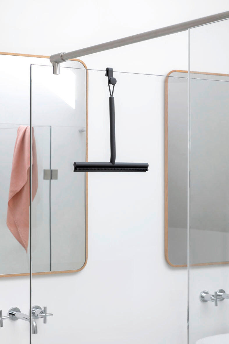 BRISAČ ZA TUŠ KABINU - tamnosiva, Osnovno, plastika (30,9/24cm) - Brabantia