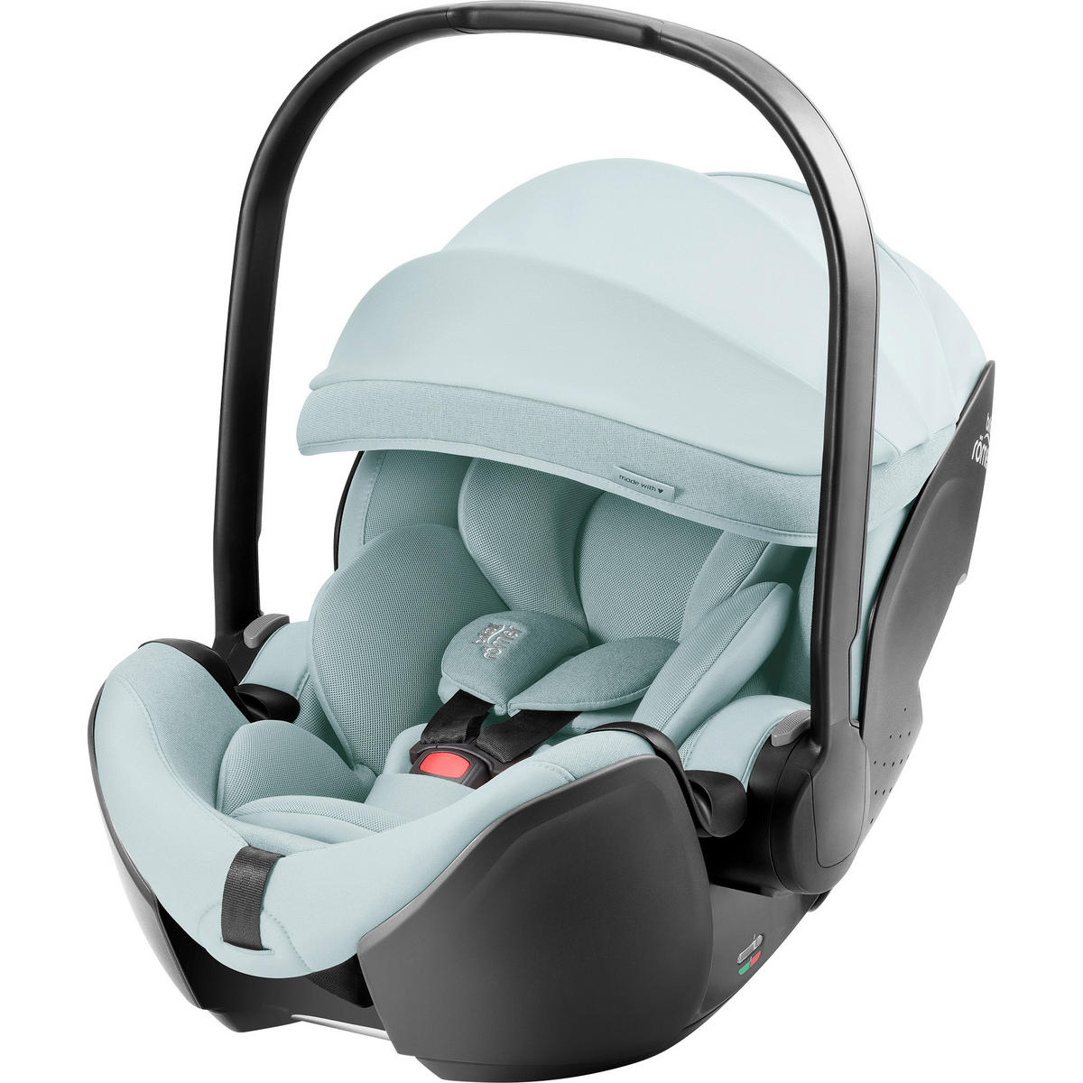 KINDERWAGENSET  Smile 5Z Set  Harbour Blue  - Pastellblau/Grau, Basics, Textil/Metall (57/112/97.7cm) - Britax Römer