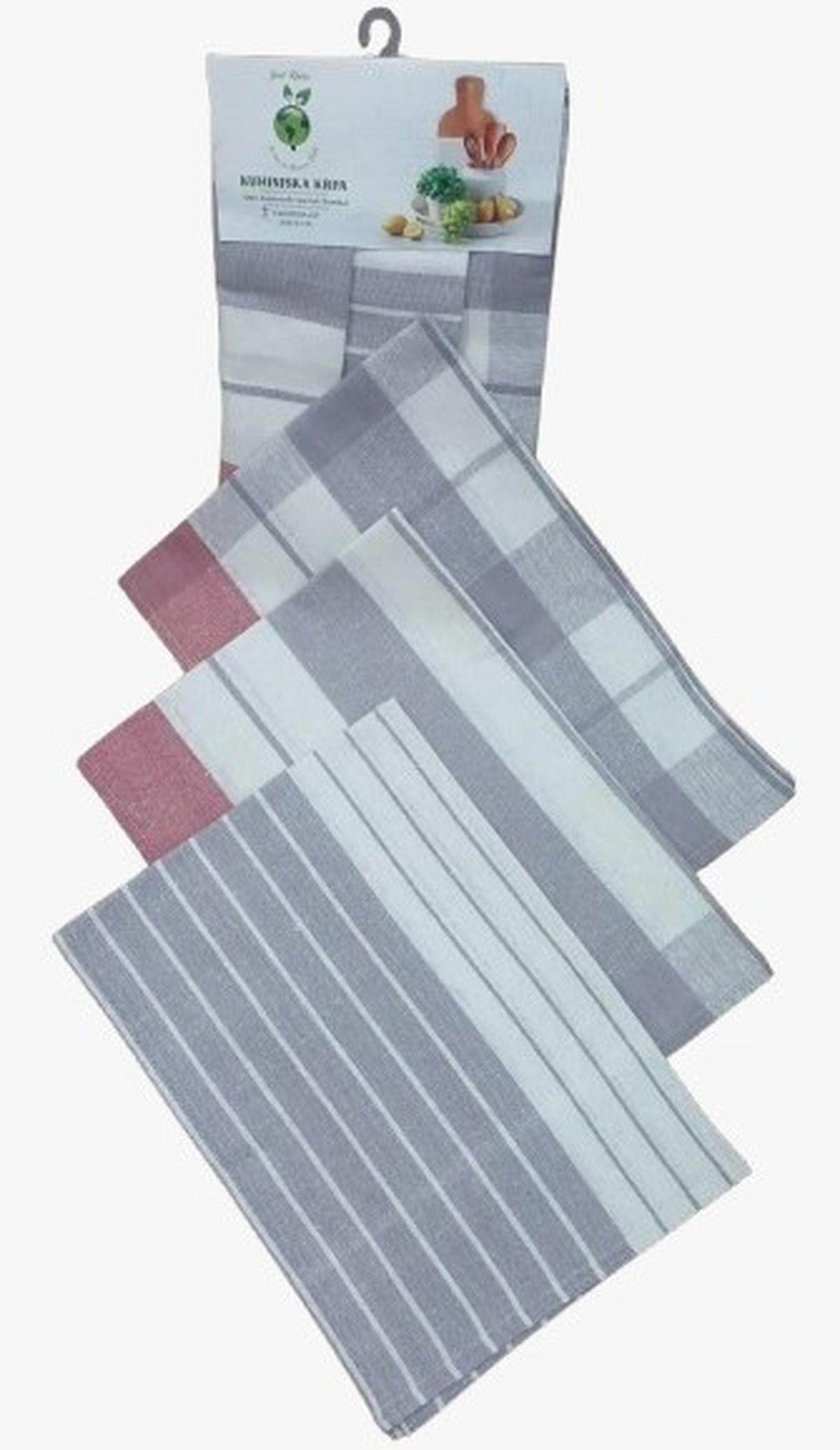 SET 3/1 KRPA ZA POSUĐE  - Osnovno, tekstil (40/66cm)