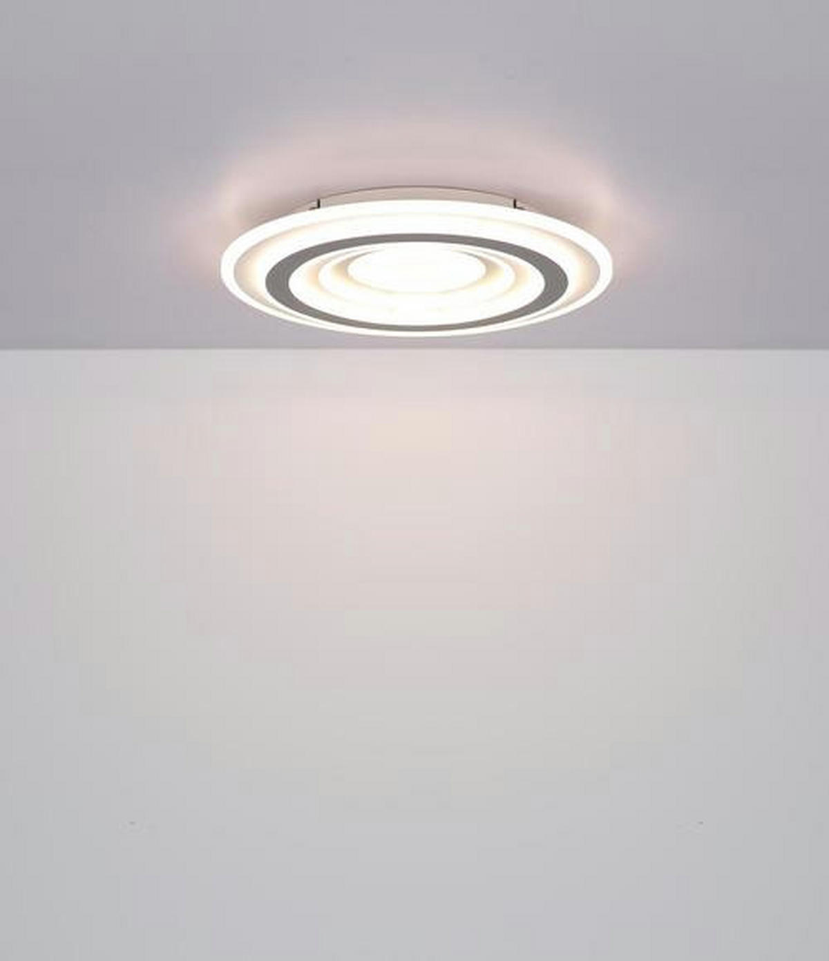 LED-DECKENLEUCHTE 46 W  50/7 cm    - Weiss/Anthrazit, Design, Kunststoff/Metall (50/7cm) - Globo
