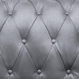 CHESTERFIELD-SOFA Webstoff Hellgrau  - Wengefarben/Hellgrau, LIFESTYLE, Holz/Textil (206/76,5/96cm) - Landscape