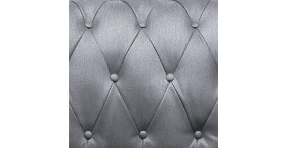 CHESTERFIELD-SOFA Webstoff Hellgrau  - Wengefarben/Hellgrau, LIFESTYLE, Holz/Textil (206/76,5/96cm) - Landscape