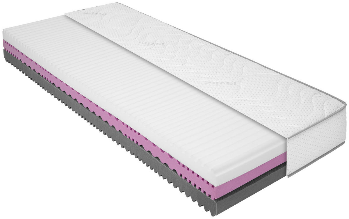 MATRAC Z PUR PENY, 80/200 cm - biela, textil (80/200cm) - Boxxx