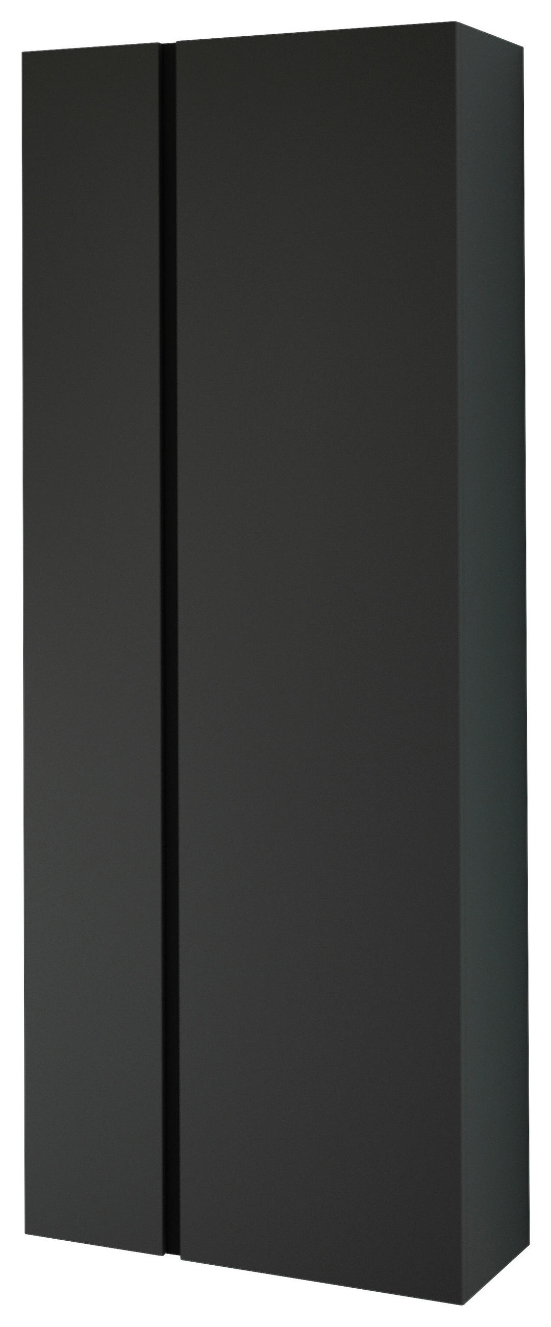 GARDEROBENSCHRANK Gardasee 60/165/33 cm  - Anthrazit, Design, Holzwerkstoff (60/165/33cm) - Moderano