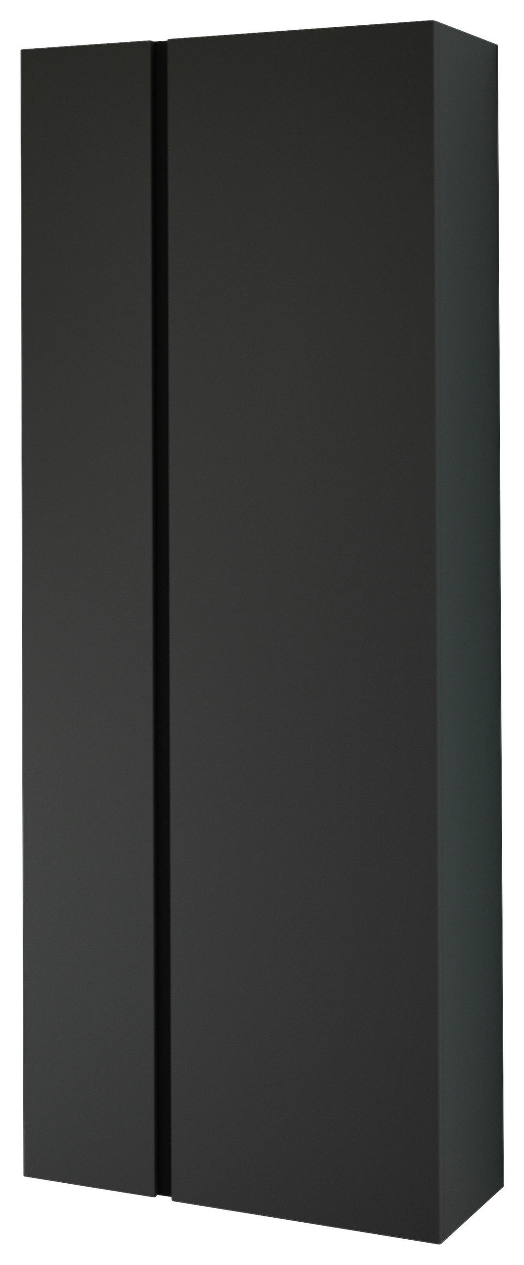 GARDEROBENSCHRANK Gardasee  in 60/165/33 cm  - Anthrazit, Design, Holzwerkstoff (60/165/33cm) - Moderano