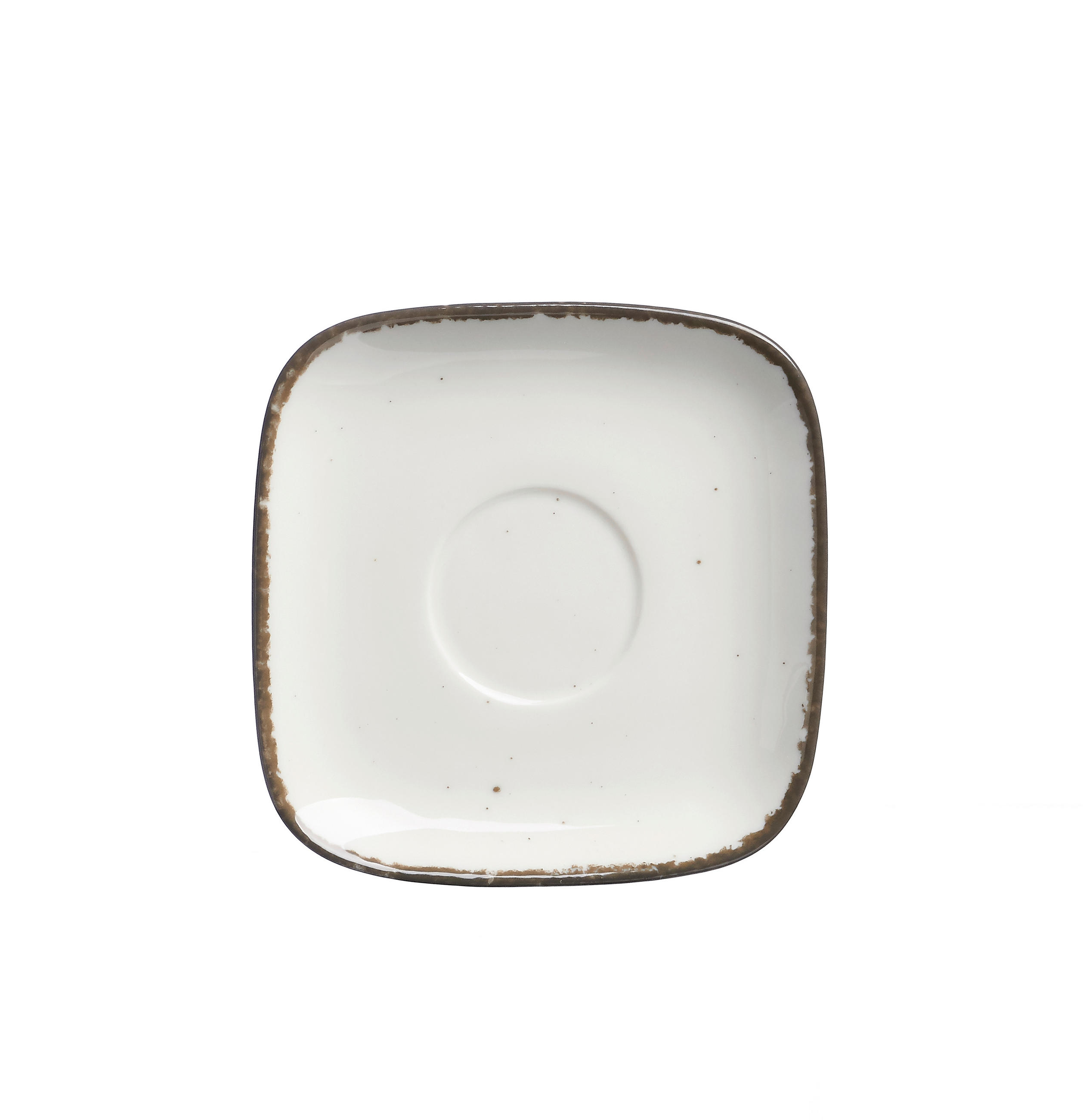 ESPRESSO-UNTERTASSE - Creme/Braun, Basics, Keramik (10/10/2cm) - Ritzenhoff Breker