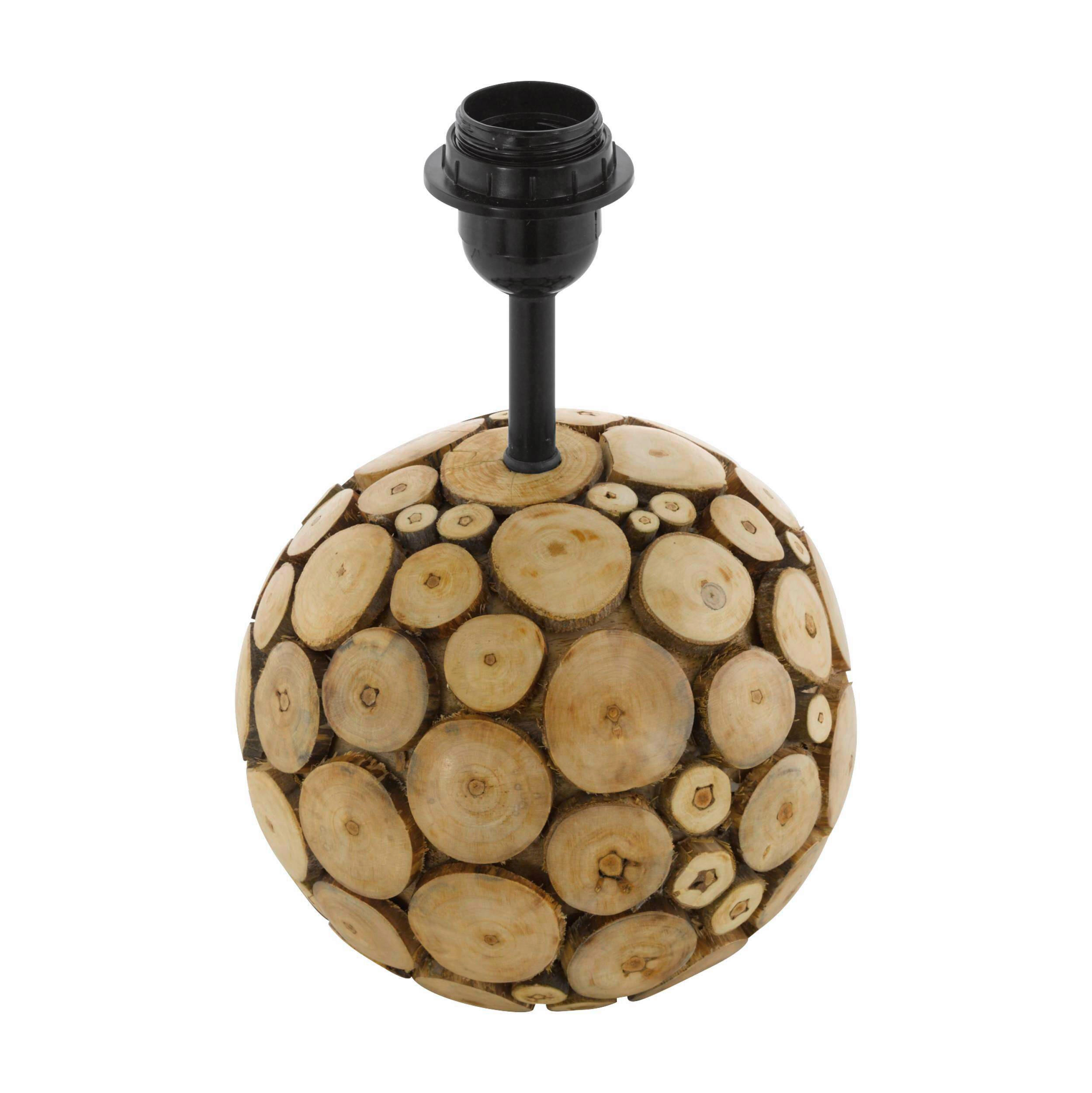 LEUCHTENFUß 17,5/28 cm   - Braun, Natur, Holz (17,5/28cm) - Eglo
