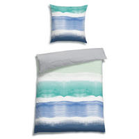 BETTWÄSCHE 2-teilig Seersucker 135/200 cm  - Blau, Basics, Textil (135/200cm) - Florella