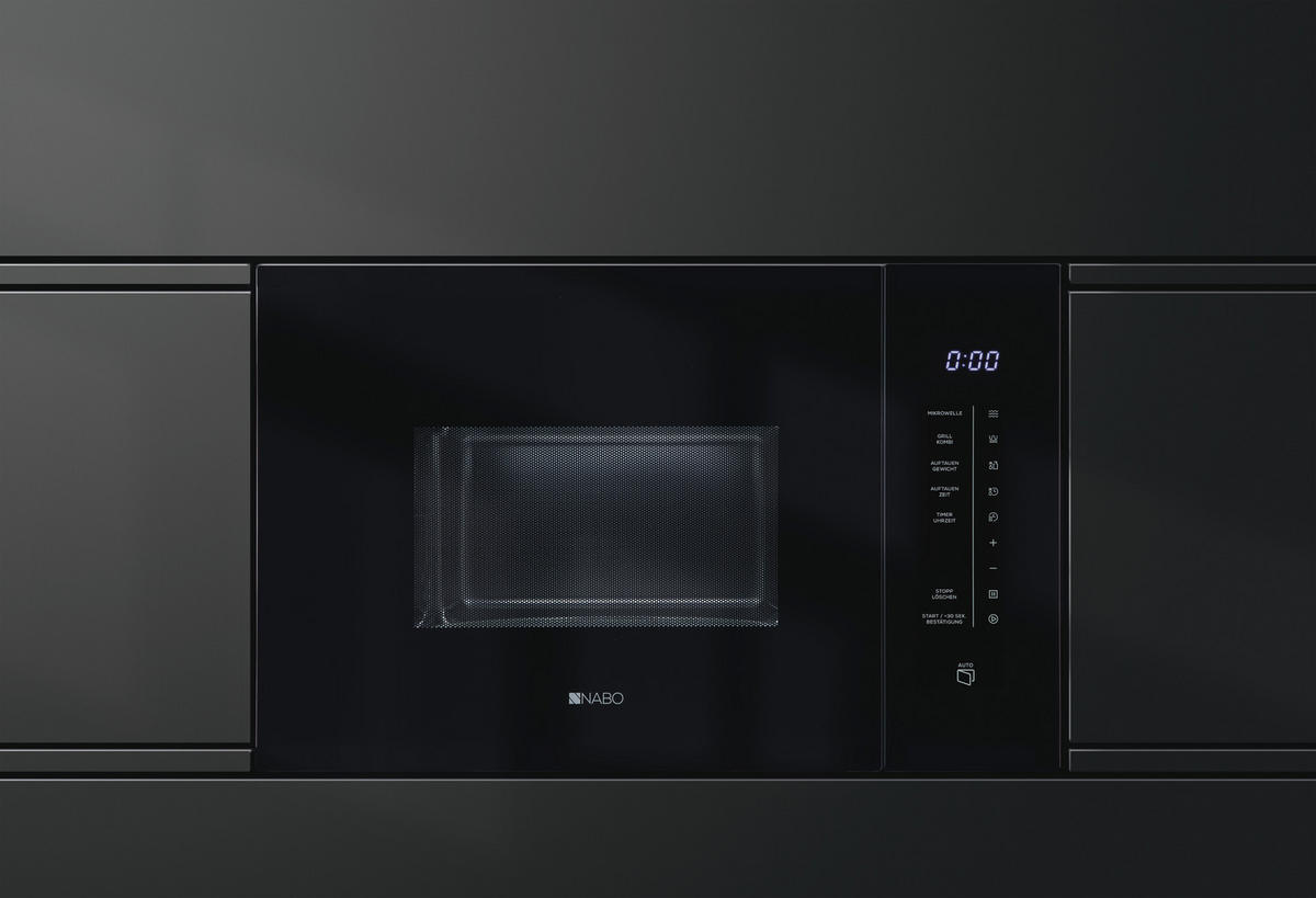 EINBAUMIKROWELLE MWI 2500  - Schwarz, Metall (59,5/38,3/39cm) - Nabo