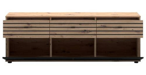 LOWBOARD in 168/59,9/38 cm - Schwarz/Eiche Artisan, KONVENTIONELL, Holzwerkstoff/Kunststoff (168/59,9/38cm) - Carryhome