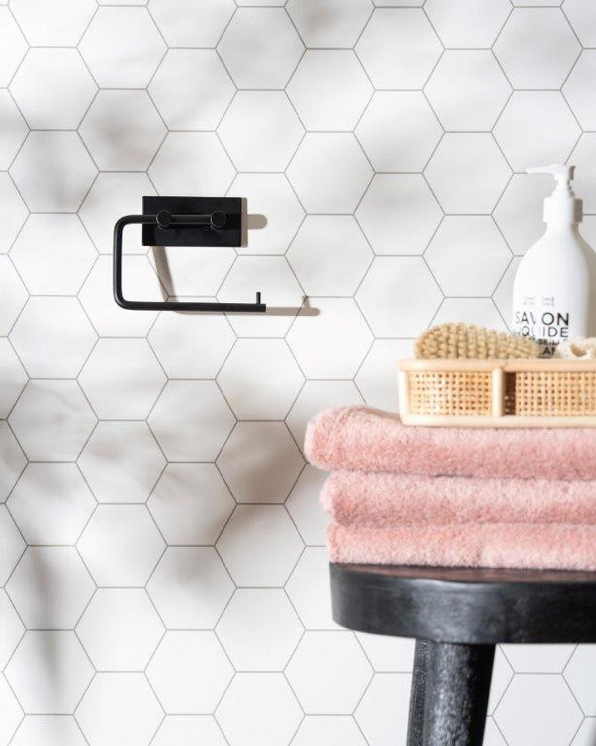 DRŽALO ZA TOALETNI PAPIR - črna, Konvencionalno, kovina (13,4/10,7/3cm) - Smedbo