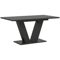 RAZTEGLJIVA MIZA, siva  - siva, Trend, leseni material (150-190/90/75cm)