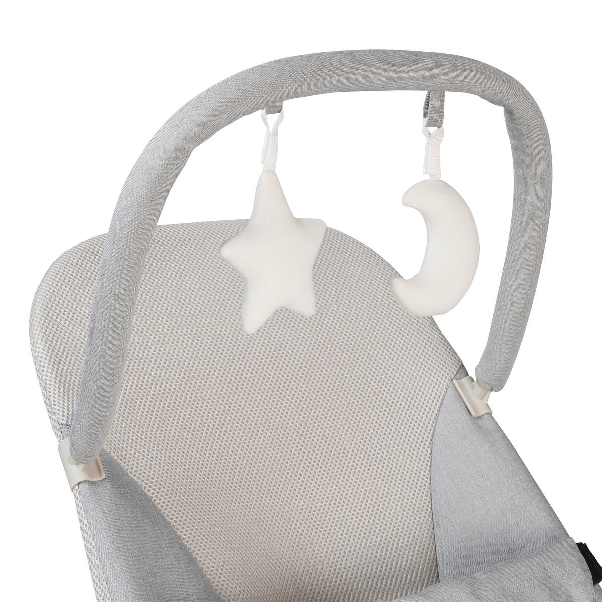 SCHAUKELWIPPE Woody Eichefarben   - Eichefarben/Hellgrau, Trend, Kunststoff/Textil (67/39/40cm) - Jimmylee