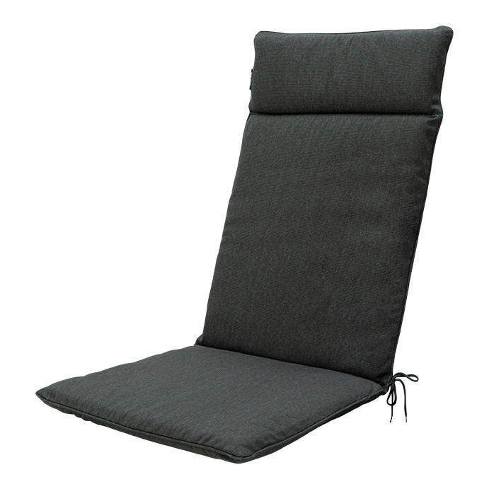 SESSELAUFLAGE in Anthrazit  - Anthrazit, Basics, Textil (120/50/4cm)