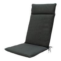 SESSELAUFLAGE in Anthrazit  - Anthrazit, Basics, Textil (120/50/4cm)