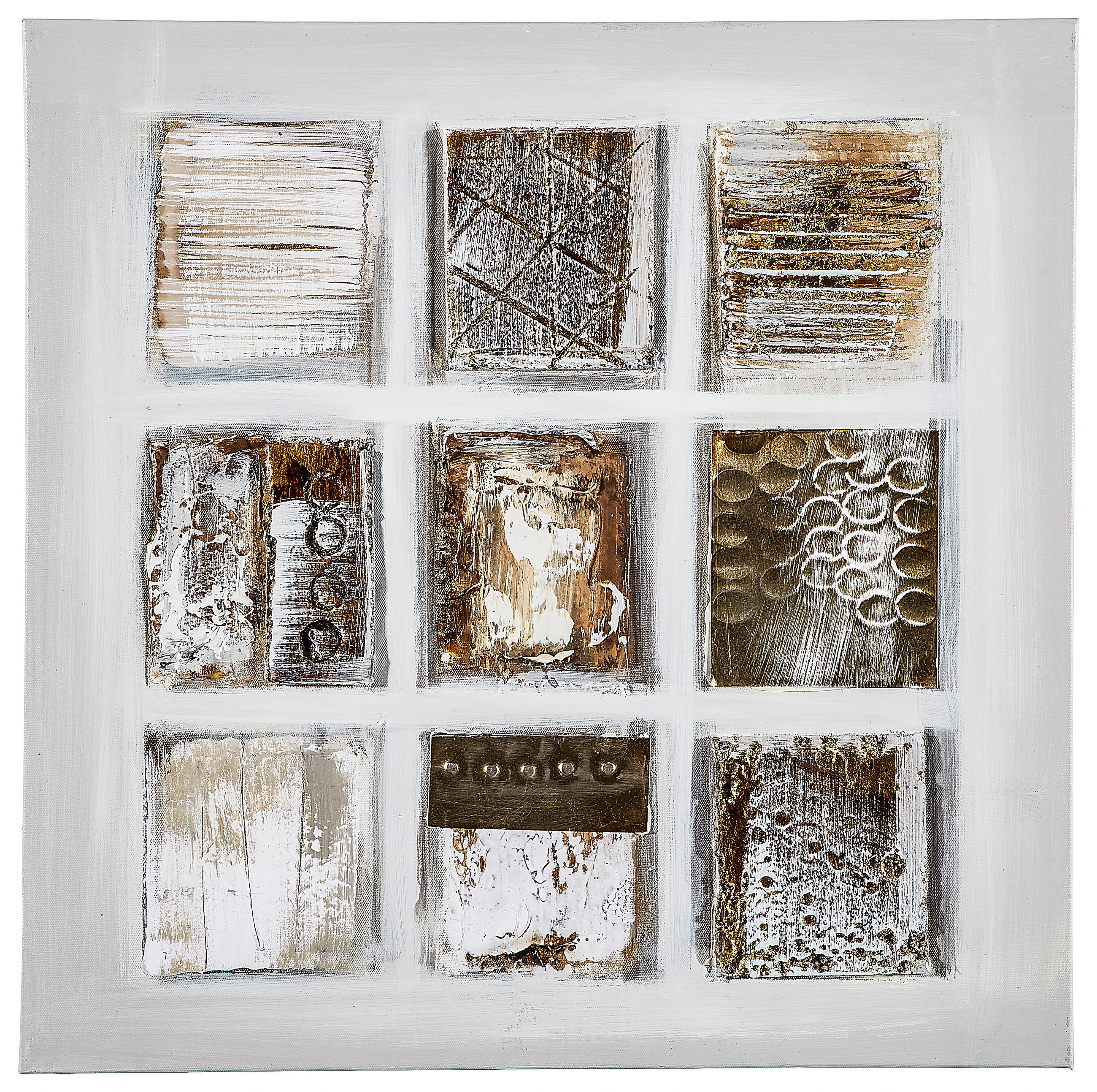 Monee OLEJOMALBA, abstraktní, struktury, 55/55 cm