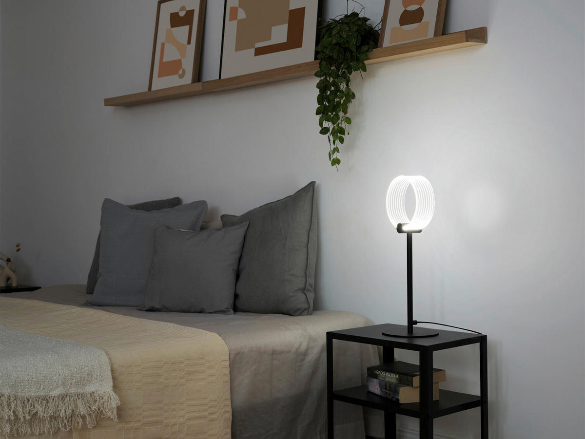 LED-TISCHLEUCHTE 16/44 cm   - Schwarz, Design, Kunststoff (16/44cm) - Osram