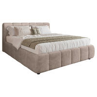 POLSTERBETT 160/200 cm  in Beige  - Beige/Schwarz, Konventionell, Holz/Kunststoff (160/200cm) - Carryhome