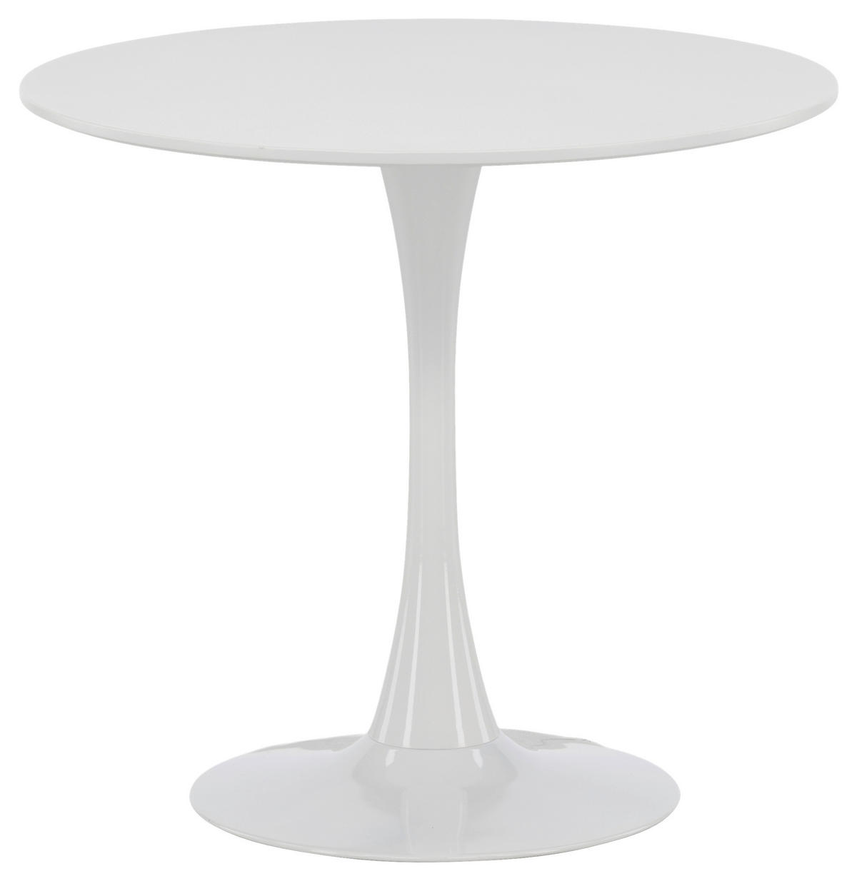 ESSTISCH in Metall, Holzwerkstoff 80/80/75 cm  - Hellgrau/Weiß, Design, Holzwerkstoff/Metall (80/80/75cm) - Livetastic
