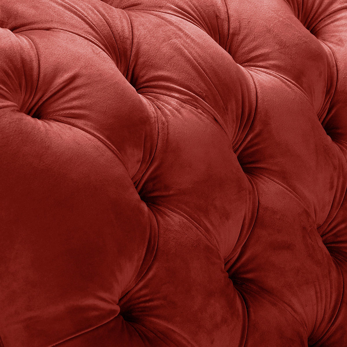 RÉCAMIERE Samt Bordeaux  - Bordeaux/Braun, Design, Holz/Textil (185/93/75cm) - Livetastic