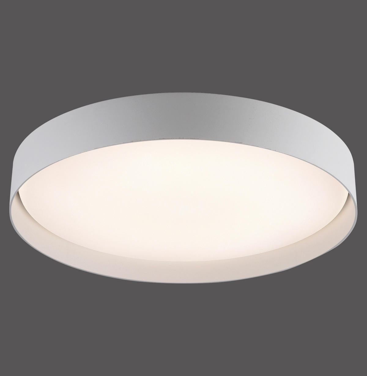 LED-DECKENLEUCHTE SW TAVOLI 49/49/7,3 cm   - Weiß, KONVENTIONELL, Kunststoff/Metall (49/49/7,3cm) - Schöner Wohnen