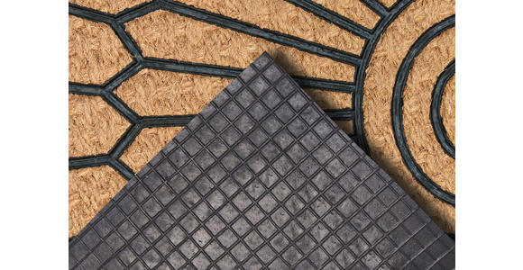 KOKOSMATTE 45/75 cm Mix Mats  - Hellbraun/Schwarz, Basics, Naturmaterialien/Kunststoff (45/75cm) - Esposa