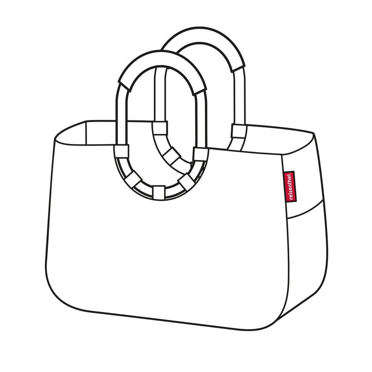EINKAUFSKORB  - Beige/Roségold, Basics, Kunststoff/Textil (46/34,5/25cm) - Reisenthel