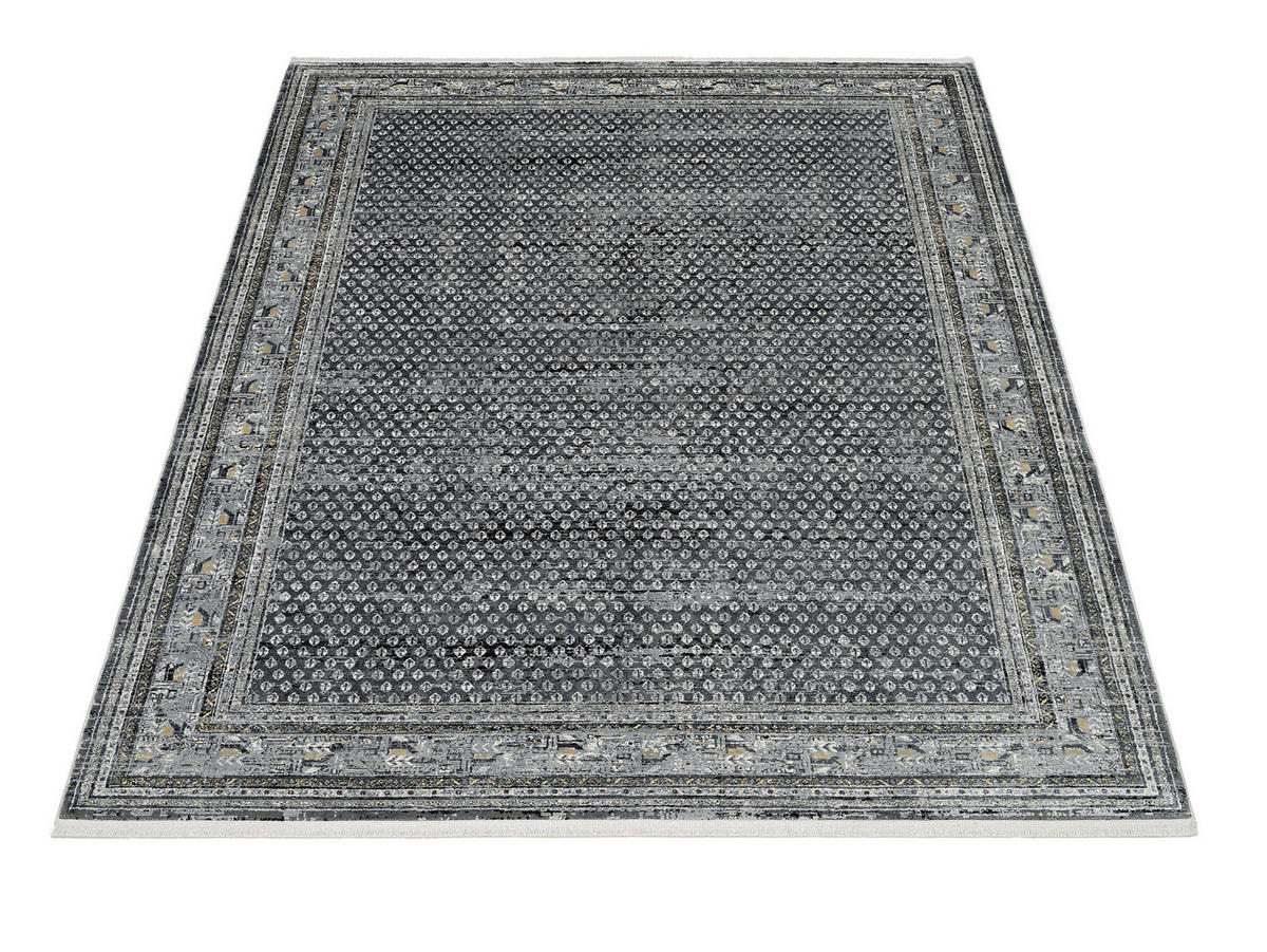 WEBTEPPICH 240/340 cm Monza Dunkelgrau  - Dunkelgrau, KONVENTIONELL, Textil (240/340cm) - Dieter Knoll