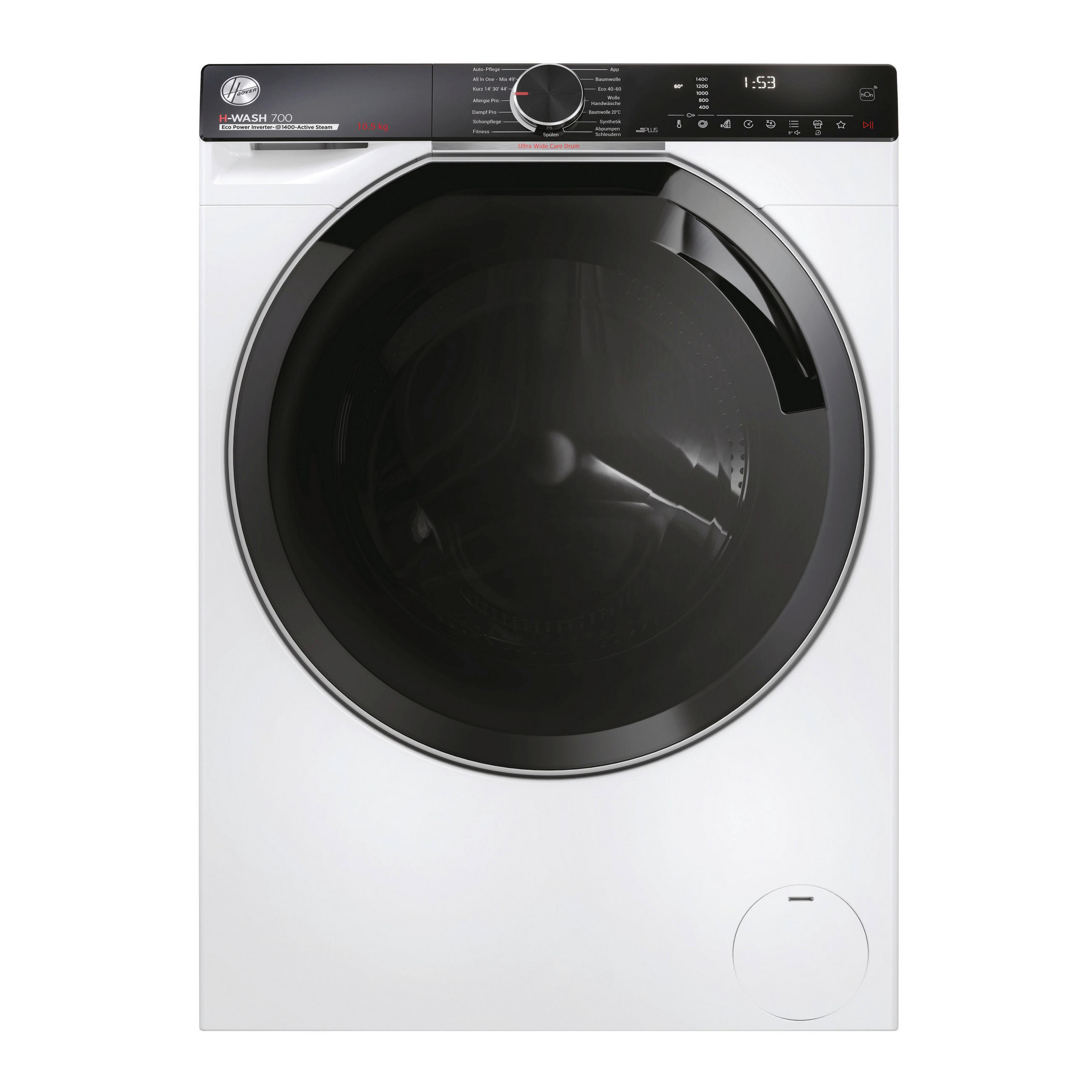 WASCHMASCHINE H7W 4105MBC-84  - Weiß, Basics, Glas/Kunststoff (60/85/60cm) - Hoover