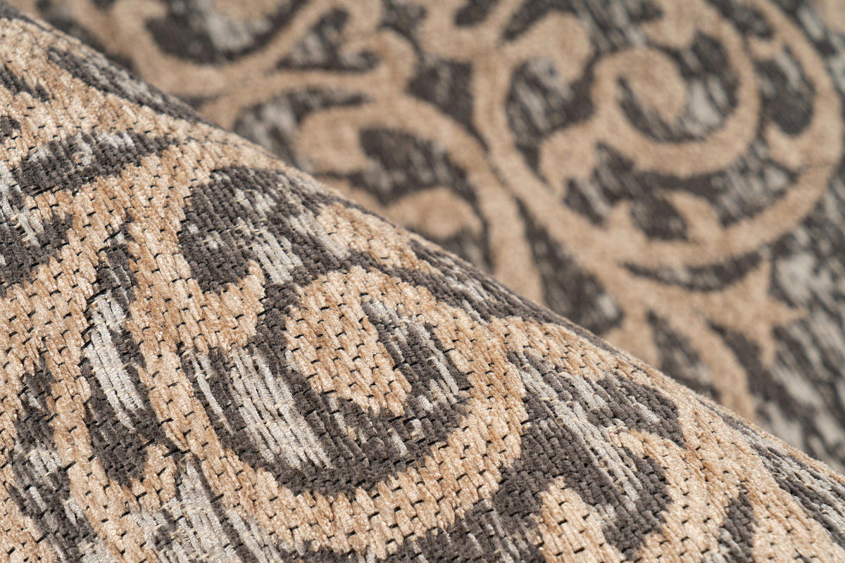 PLOCHO TKANÝ KOBEREC, 160/230 cm, béžová - béžová, Konventionell, textil (160/230cm)