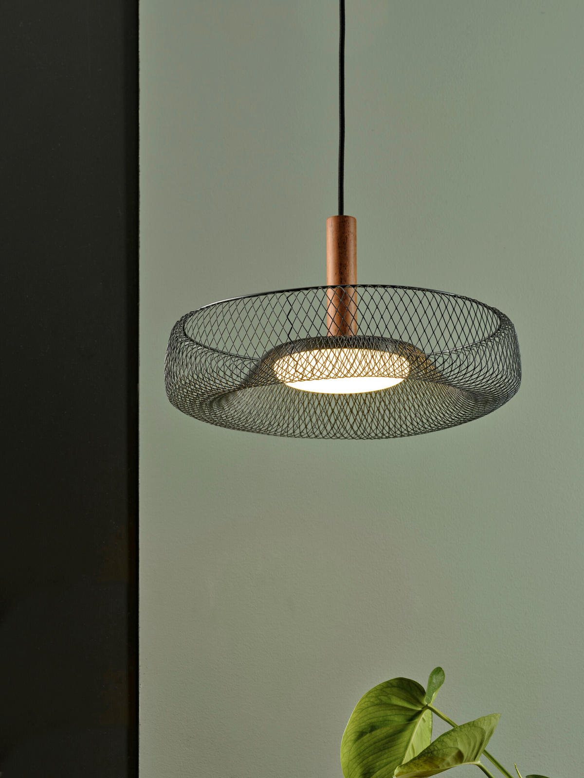 LED-HÄNGELEUCHTE 40/120 cm  - Schwarz, Basics, Holz/Kunststoff (40/120cm) - Osram