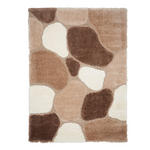 HOCHFLORTEPPICH Stoney  Stoney  - Beige, Trend, Textil (133/190cm) - Novel