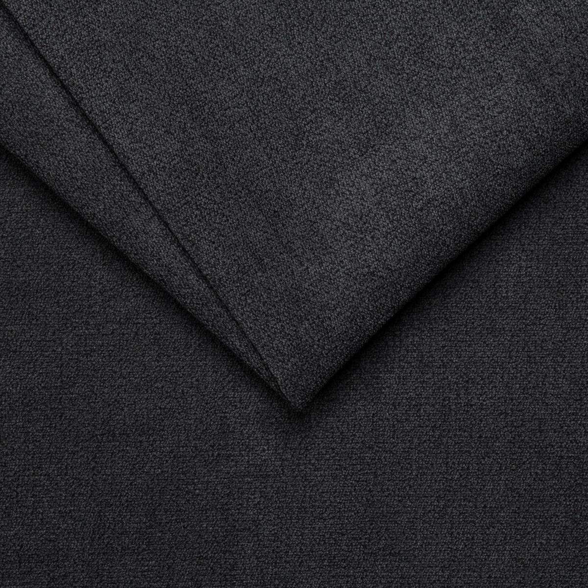 SAROKKANAPÉ textil fekete  - fekete, Konventionell, textil/fém (255/217cm) - MID.YOU