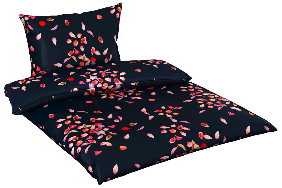POSTELJINA SA DVA LICA AURORE 140/200 cm saten plava  - plava, Konvencionalno, tekstil (140/200cm) - Esposa