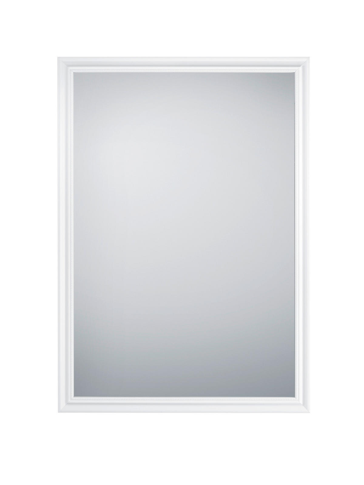 WANDSPIEGEL 50/70/2 cm  - Weiß, Trend, Glas/Kunststoff (50/70/2cm) - Boxxx