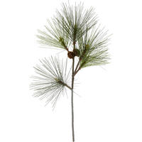 KUNSTPFLANZE - Braun/Grasgrün, LIFESTYLE, Kunststoff (38cm)