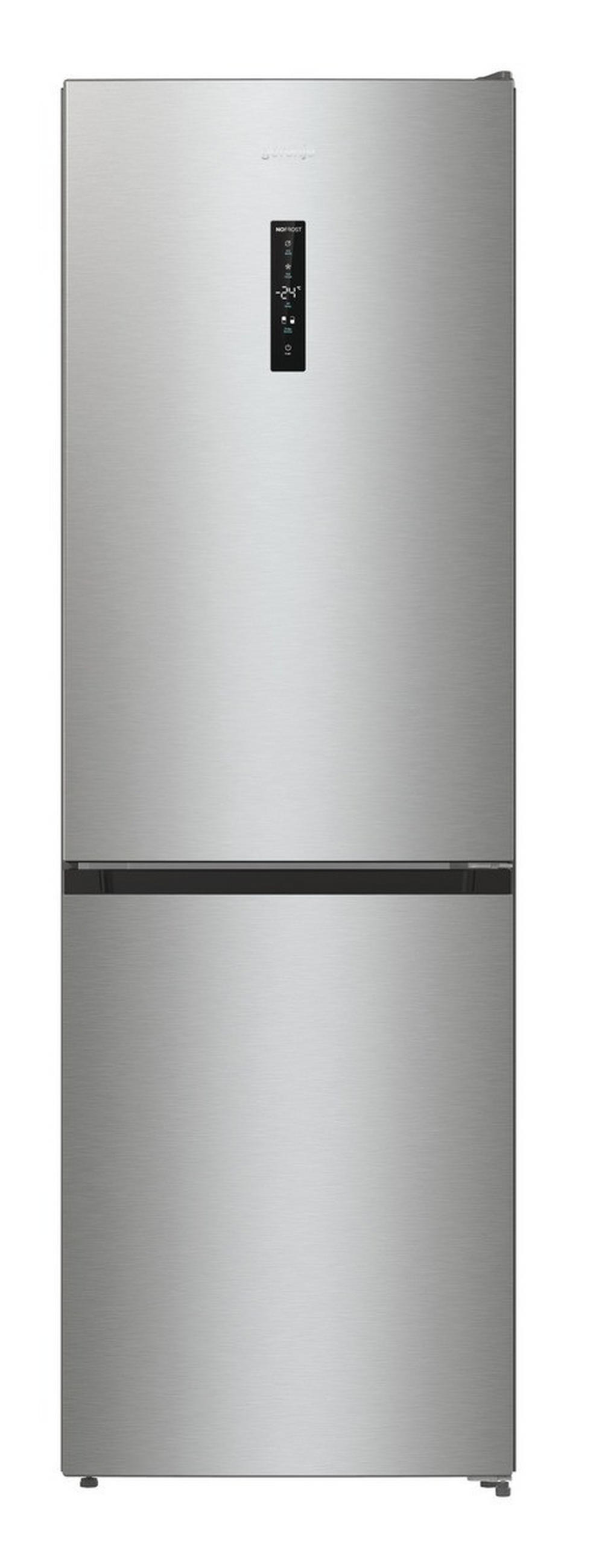 KÜHL-GEFRIER-KOMBINATION N61EA2XL4  - Edelstahlfarben, Basics, Glas/Kunststoff (60/185/59,2cm) - Gorenje