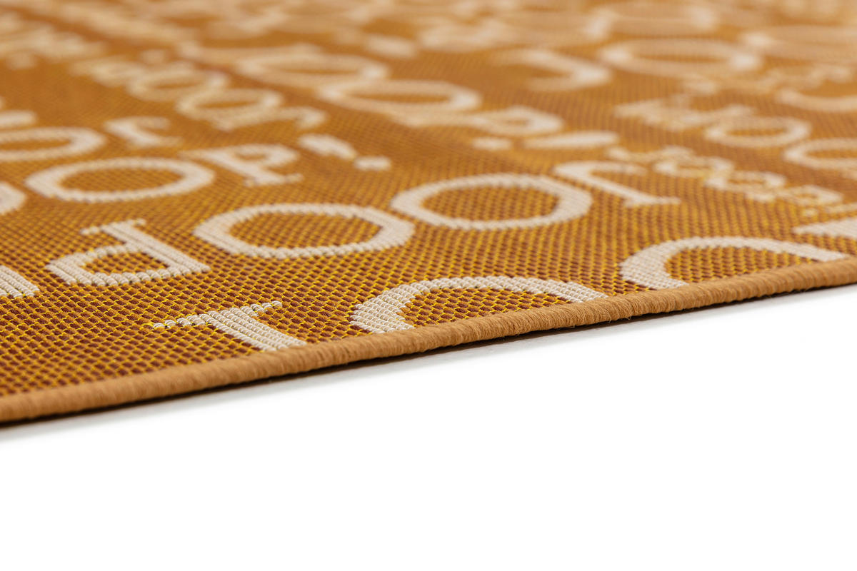 OUTDOORTEPPICH 200/285 cm Repeat Currygelb  - Currygelb, Design, Kunststoff/Textil (200/285cm) - Astra