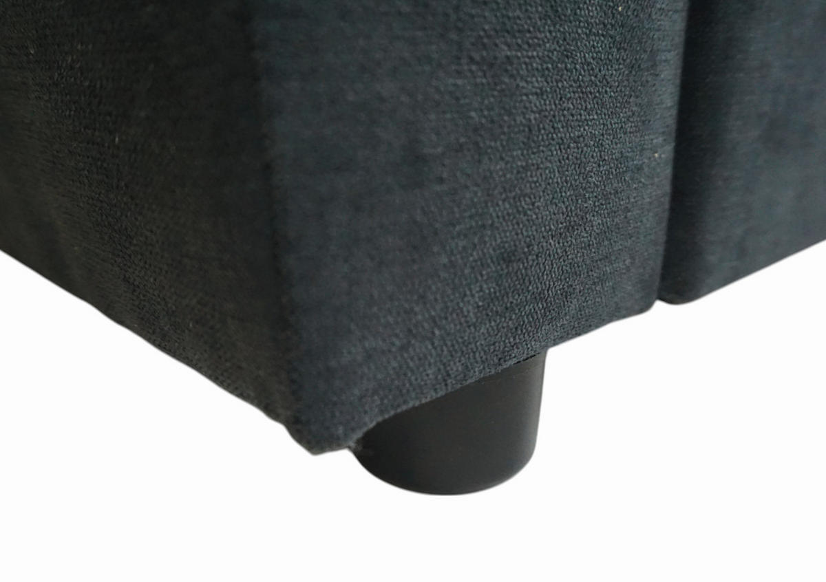 ECKSOFA TERMOLI Anthrazit Jacquard  - Anthrazit/Schwarz, Design, Kunststoff/Textil (231/155cm) - MID.YOU