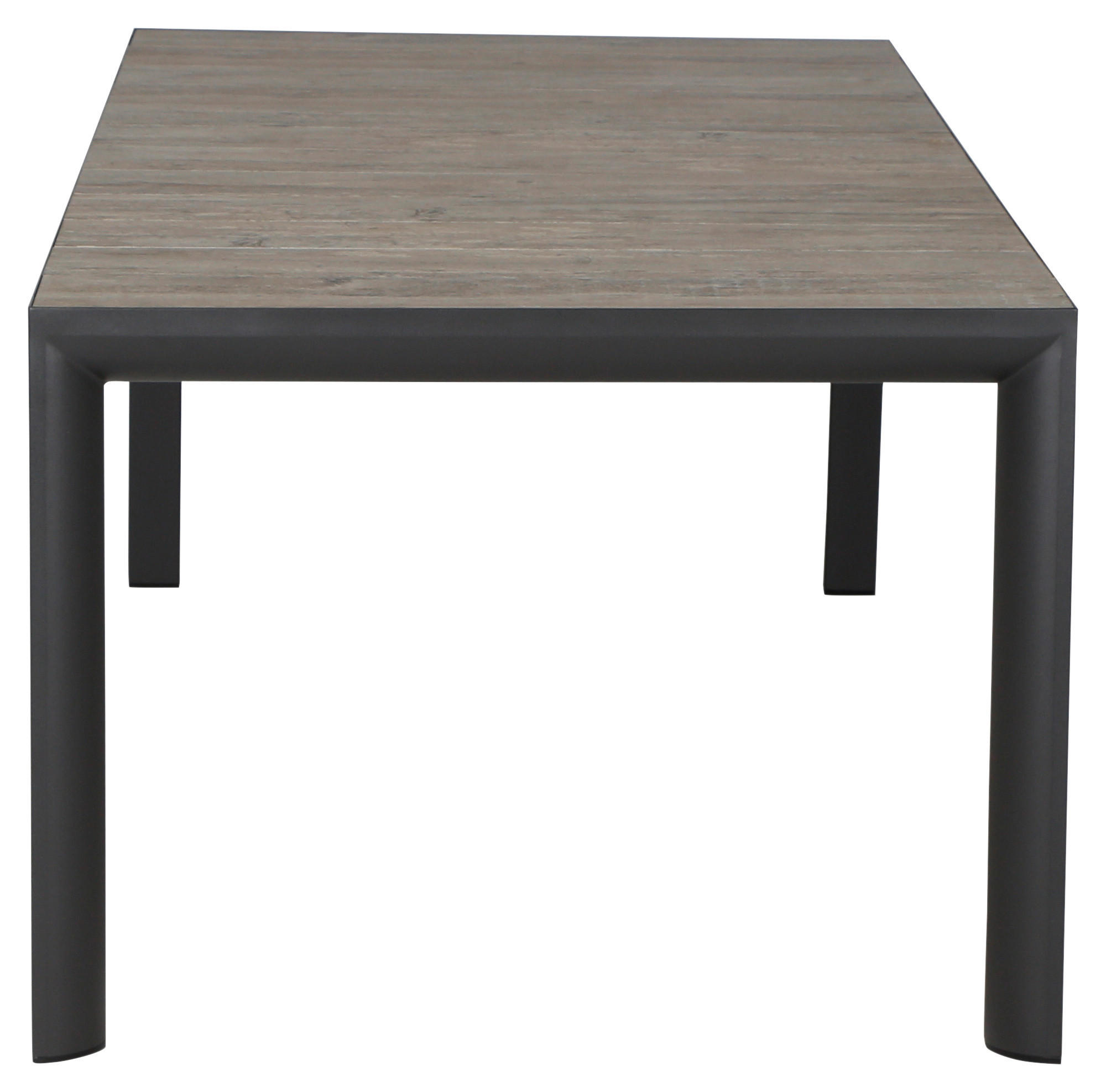 Thumbnail - Siena Garden Gartentischgruppe, Anthrazit, Grau, Metall, Kunststoff, Keramik, rechteckig, 100x74x220 cm, Gartenmöbel, Ga...