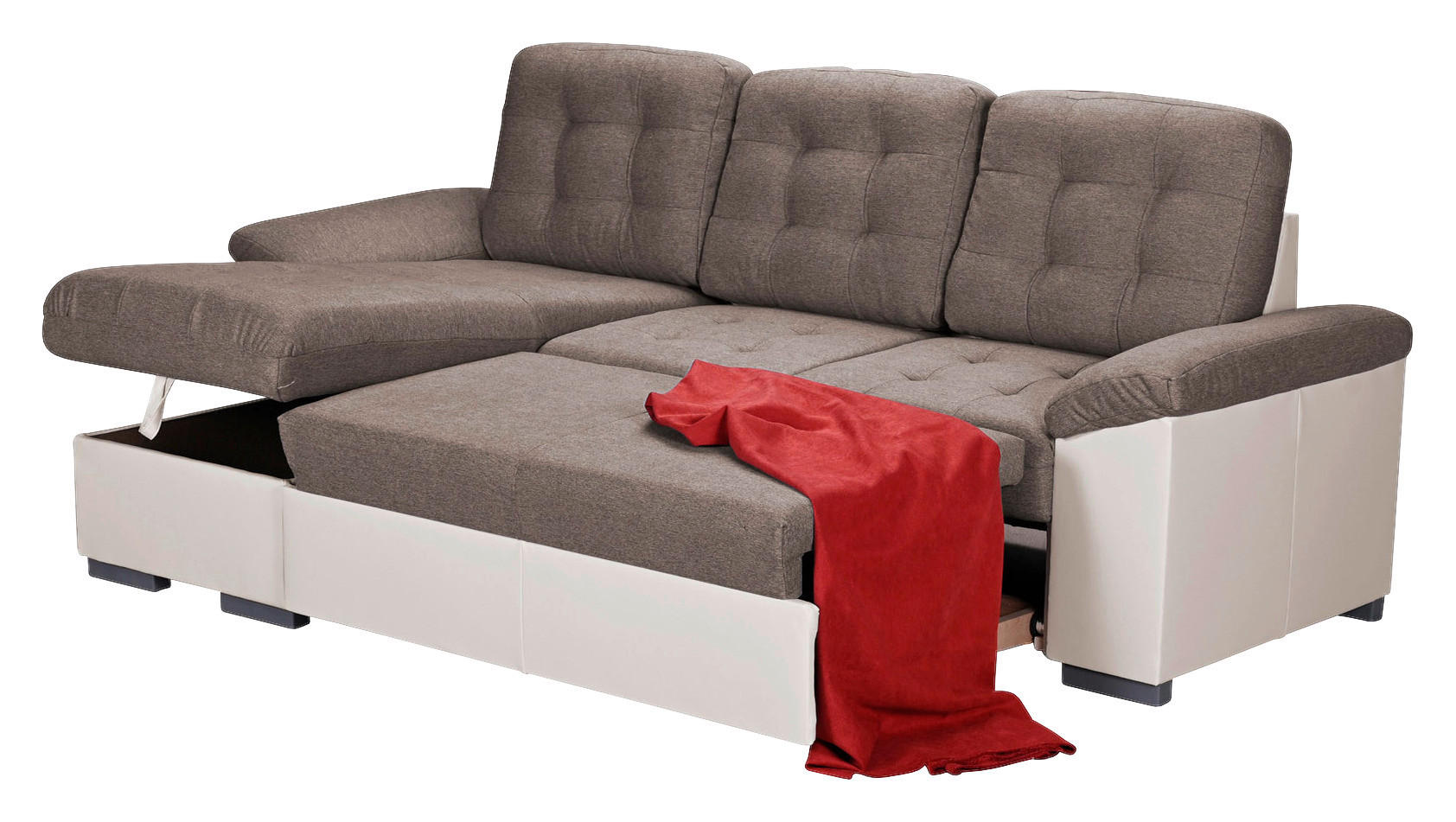 SEDEŽNA GARNITURA, mikrovlakna  - Moderno, tekstil (148/232cm) - Stylife