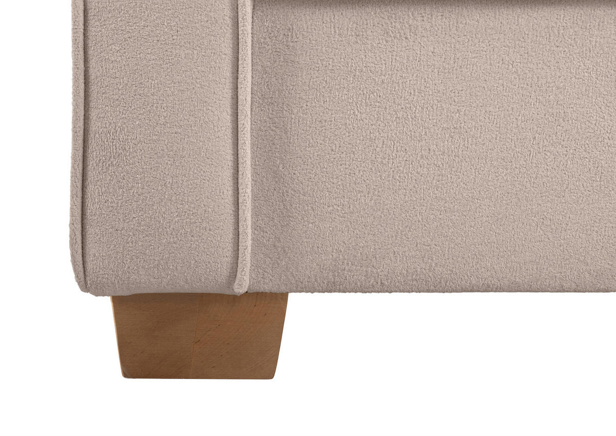 SESSEL in Taupe  - Taupe/Buchefarben, Design, Holz/Textil (93/89/82cm) - MID.YOU