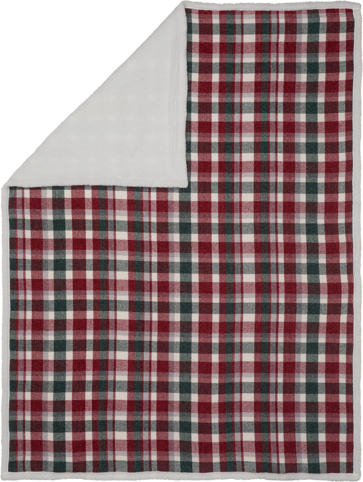 DECKE 150/200 cm  - Rot, Basics (150/200cm) - X-Mas