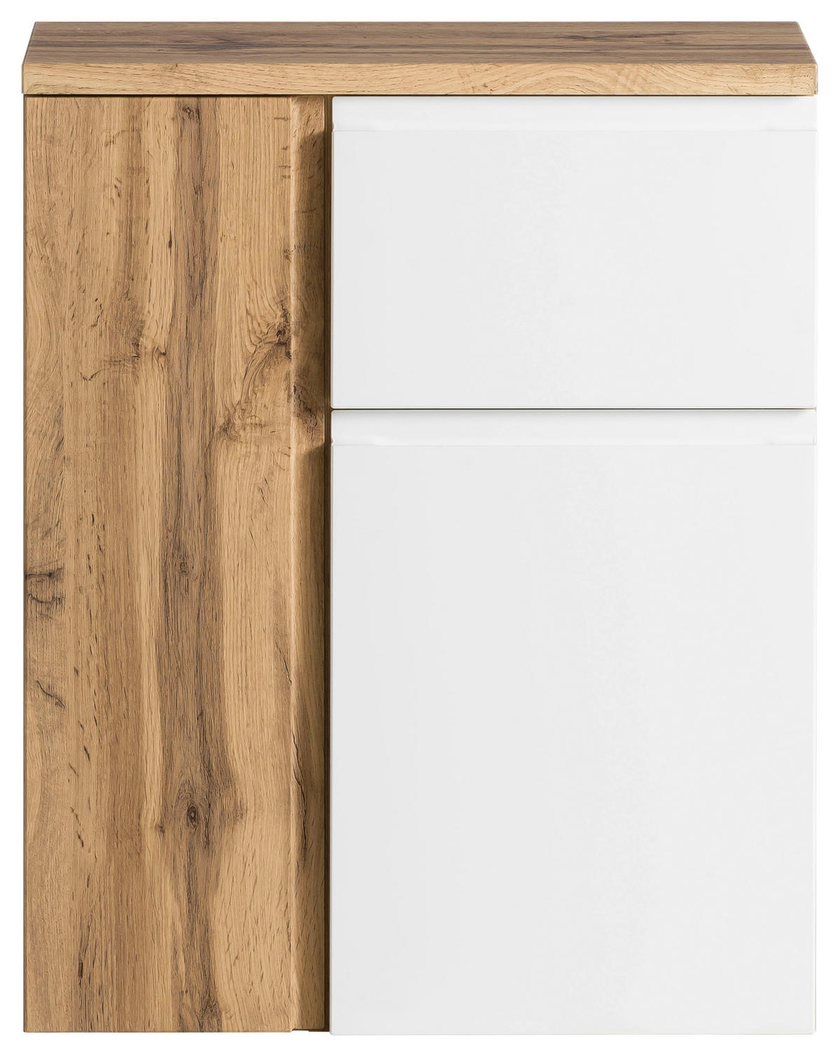 UNTERSCHRANK in   - Weiss/Eiche Wotan, Modern, Holzwerkstoff (65/79/35cm) - Held