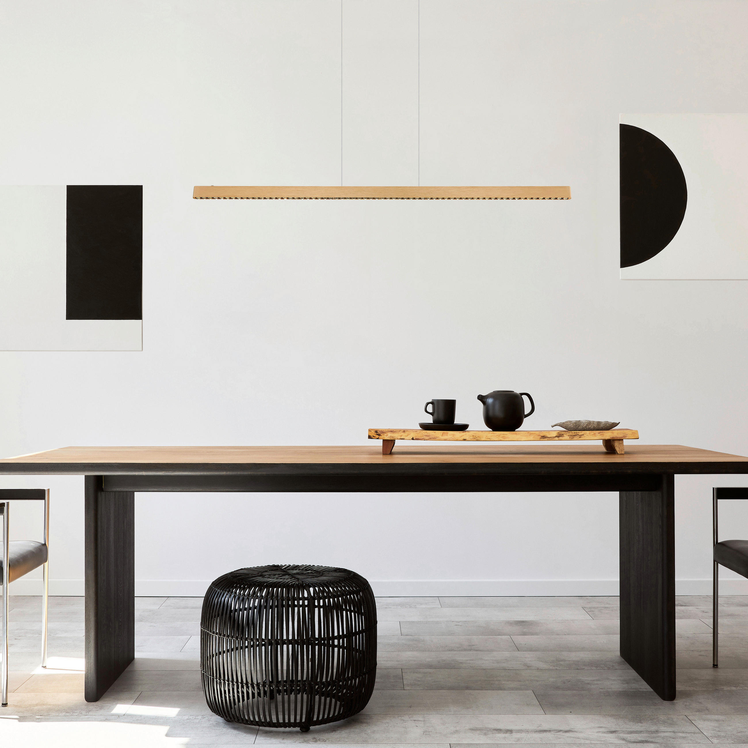 LED-HÄNGELEUCHTE 120/4/120 cm   - Schwarz/Kupferfarben, KONVENTIONELL, Metall (120/4/120cm) - Globo