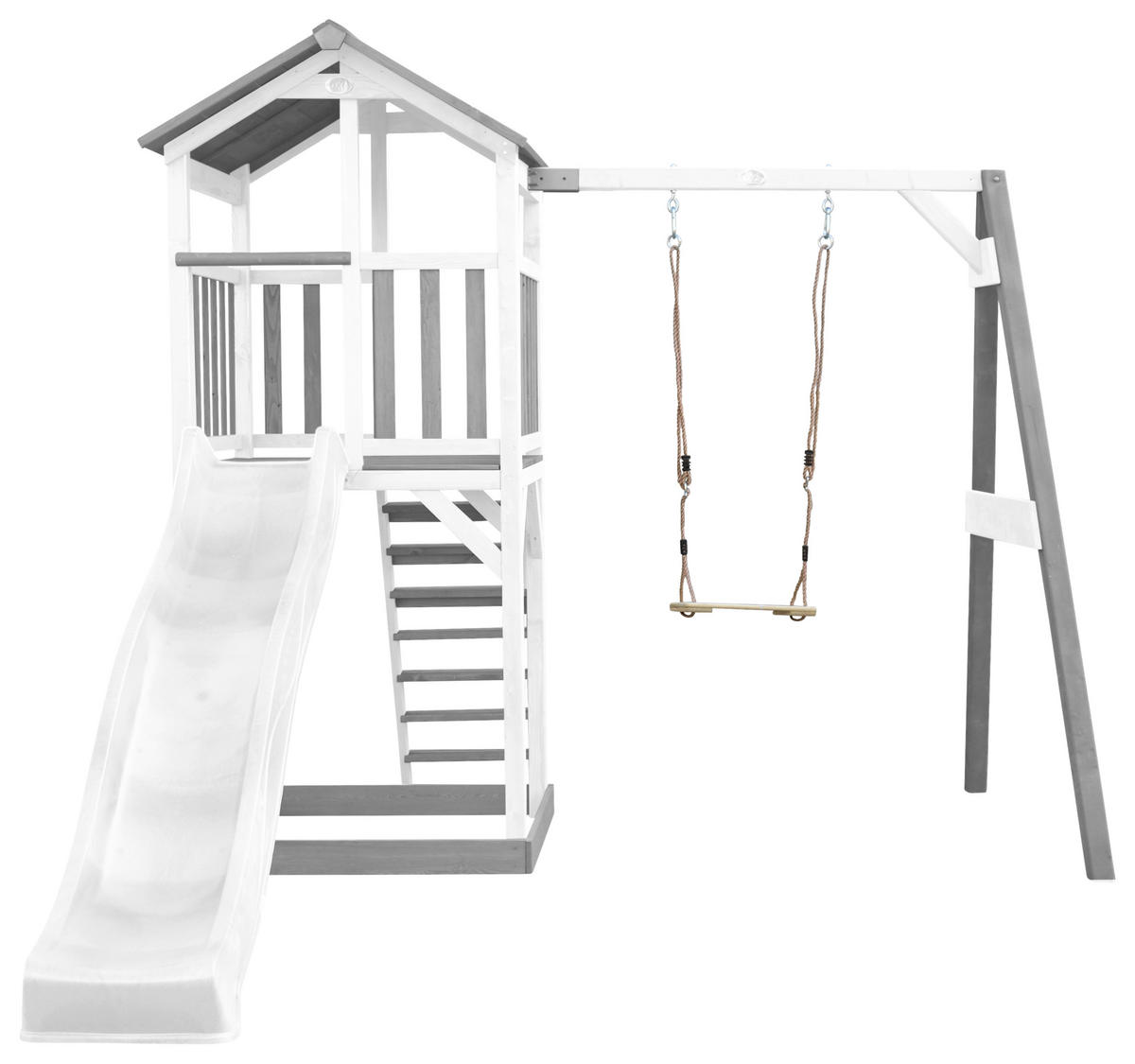 LEKTORN 283,6/241,9/349 cm  - vit/grå, Klassisk, trä/plast (283,6/241,9/349cm)