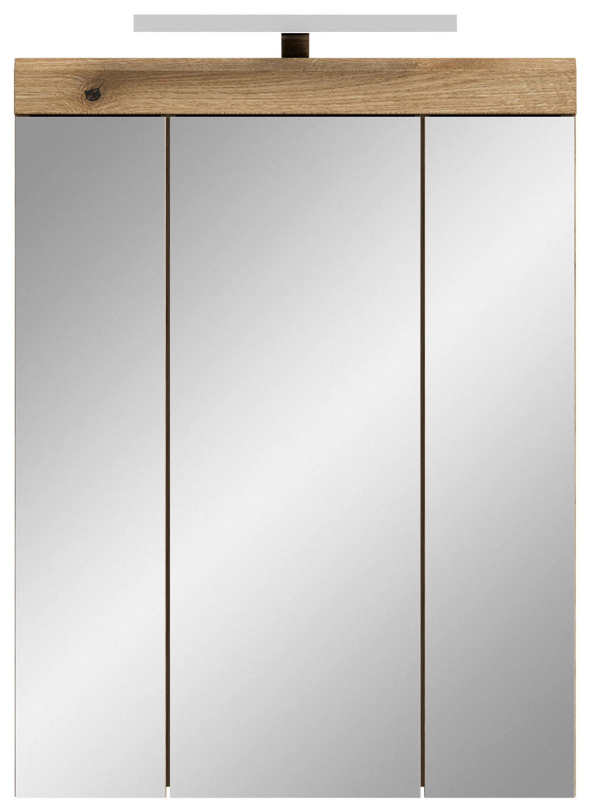 SPIEGELSCHRANK 60/79/18 cm  - Naturfarben, MODERN, Glas/Holzwerkstoff (60/79/18cm) - MID.YOU